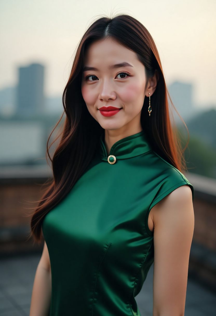 清晨街角影像